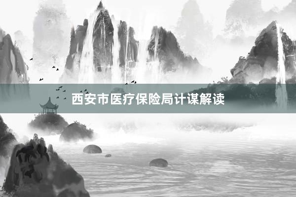 西安市医疗保险局计谋解读